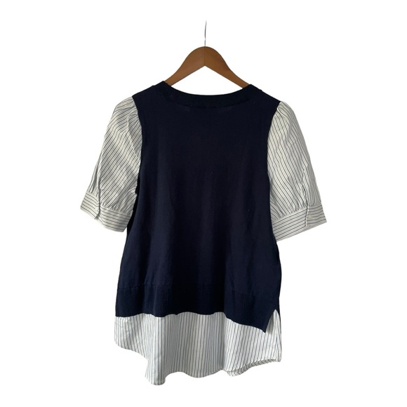 NWT LOFT sweater vest with faux blouse. Short sleeved - Picture 5 of 16